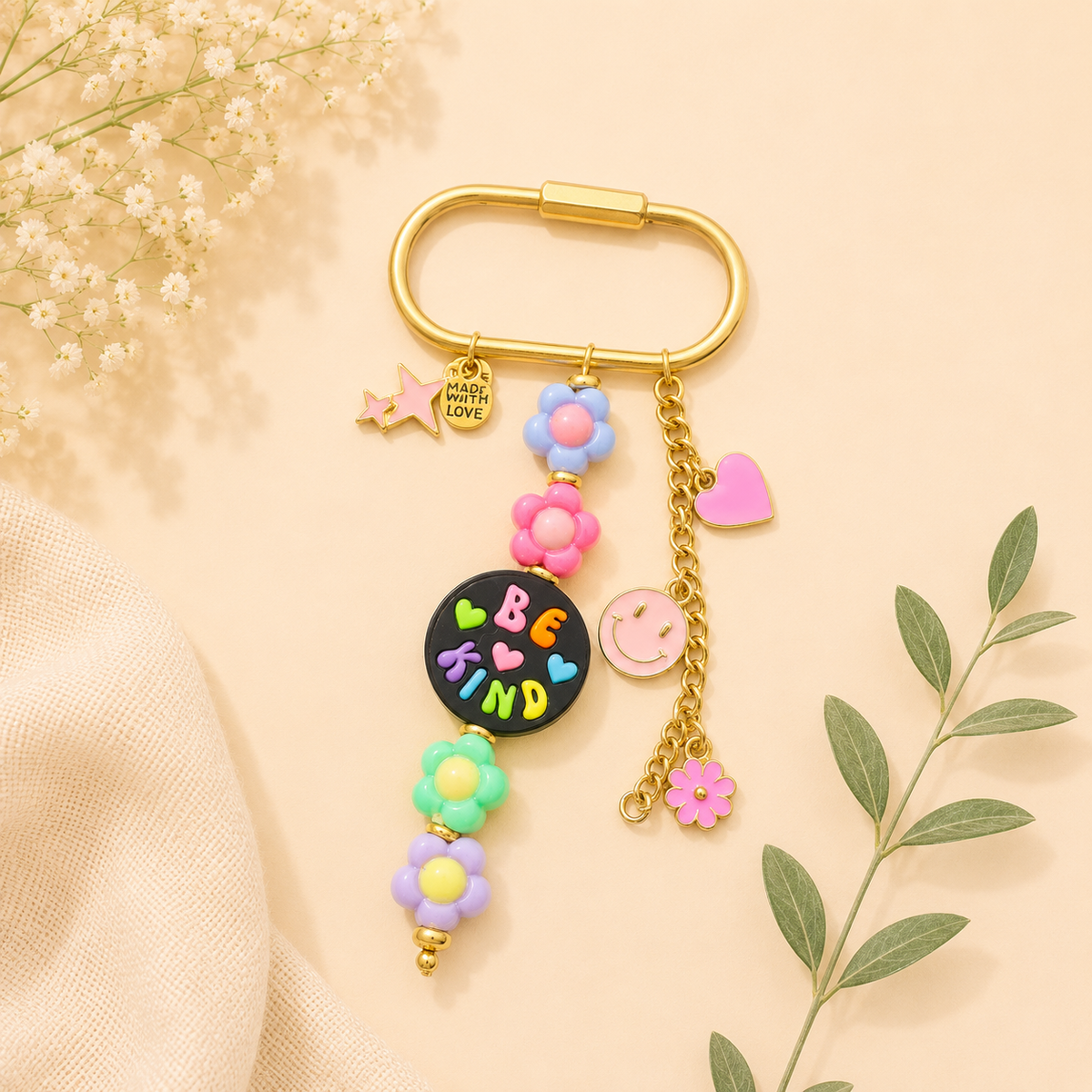 Be Kind Bag Charm