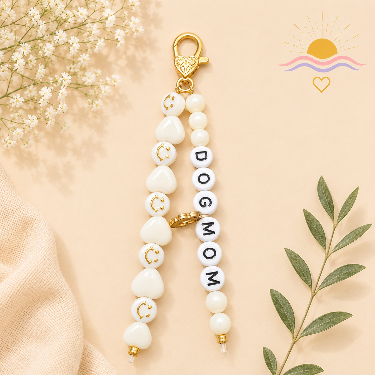 Dog Mom Keychain