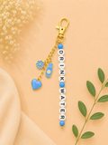 Blue Drink Water Keychain